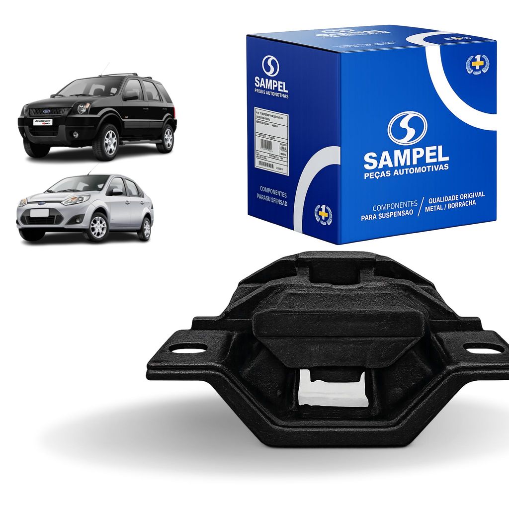 Coxim Suporte Calço Motor Câmbio Esquerdo Ecosport 2003 ate 2012 Sampel