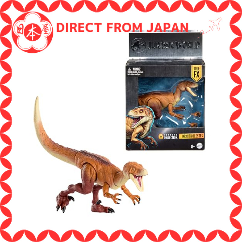 Mattel Jurassic World Hammond Collection Ornithotarsus Kids Figure Dinosaur Toy Total Length: approx. 19 cm Ages 8+