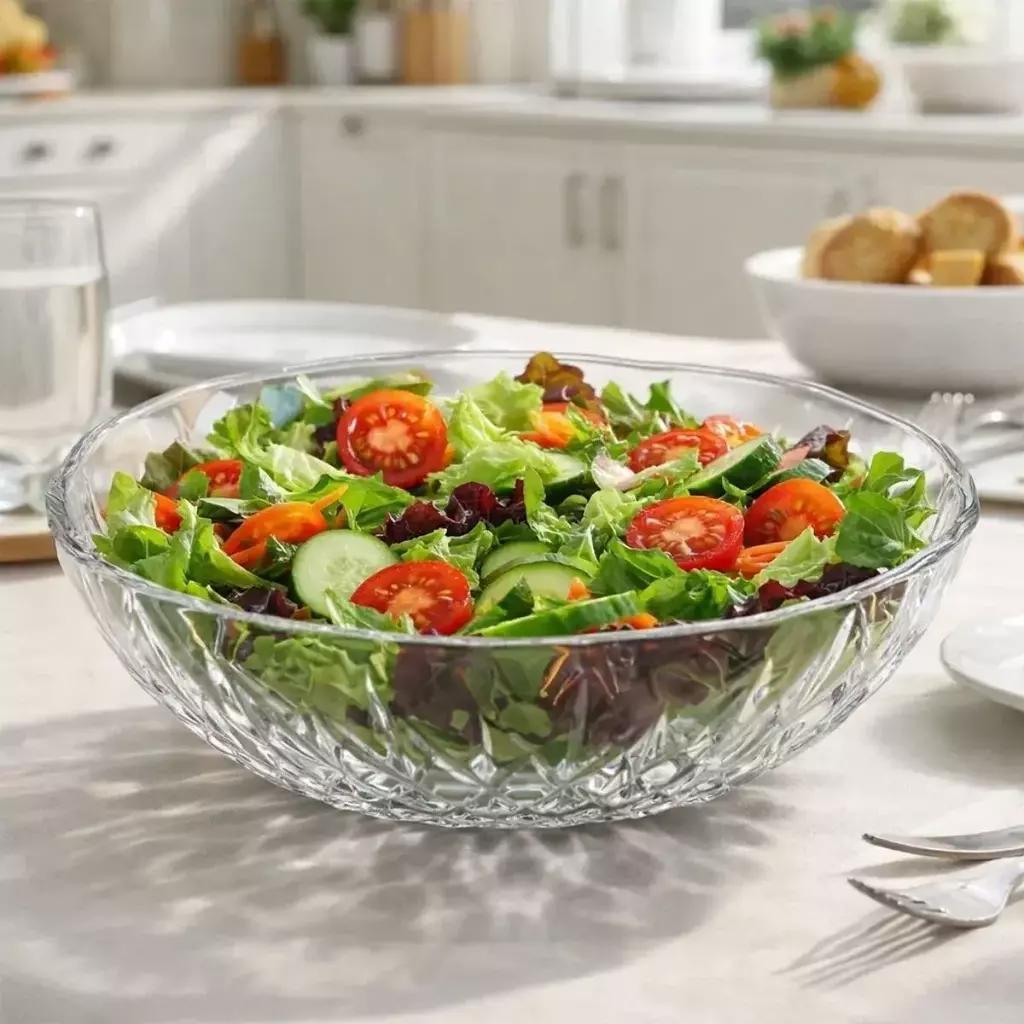 Saladeira De Vidro Riviera 1,5l Vidro Transparente Art House