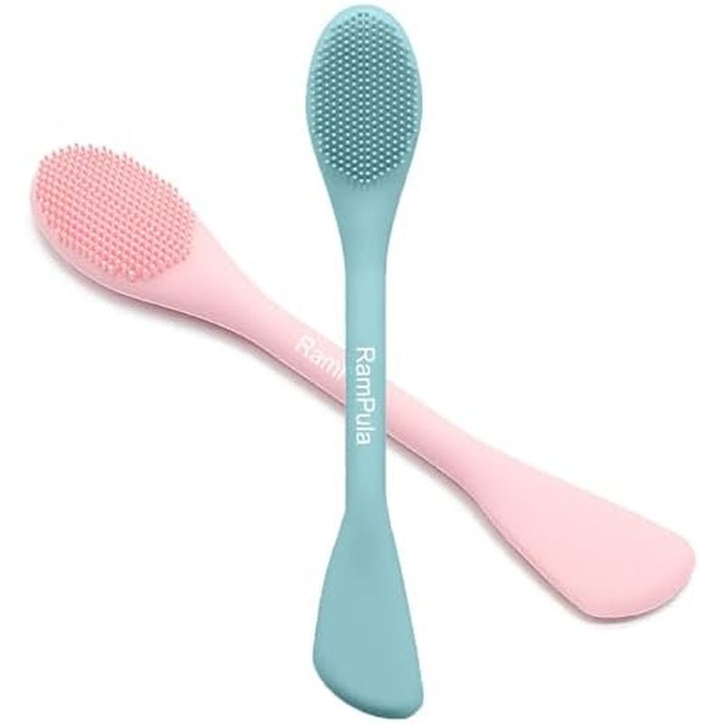RamPula Aplicador De Máscara Facial De Silicone Máscaras Faciais Pincel Para Cuidados Com A Pele Purificador Loção De Ca