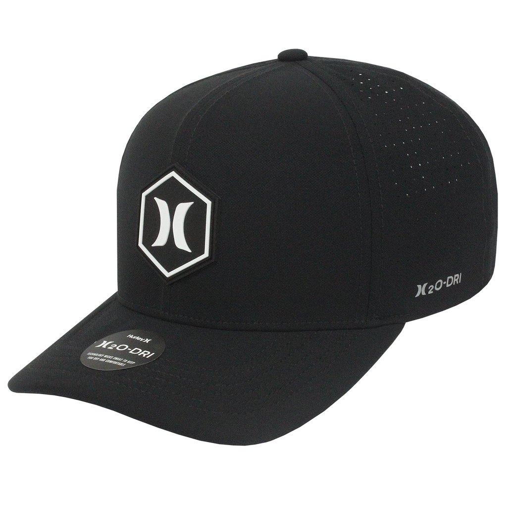 Boné Hurley Hexa Preto Importado