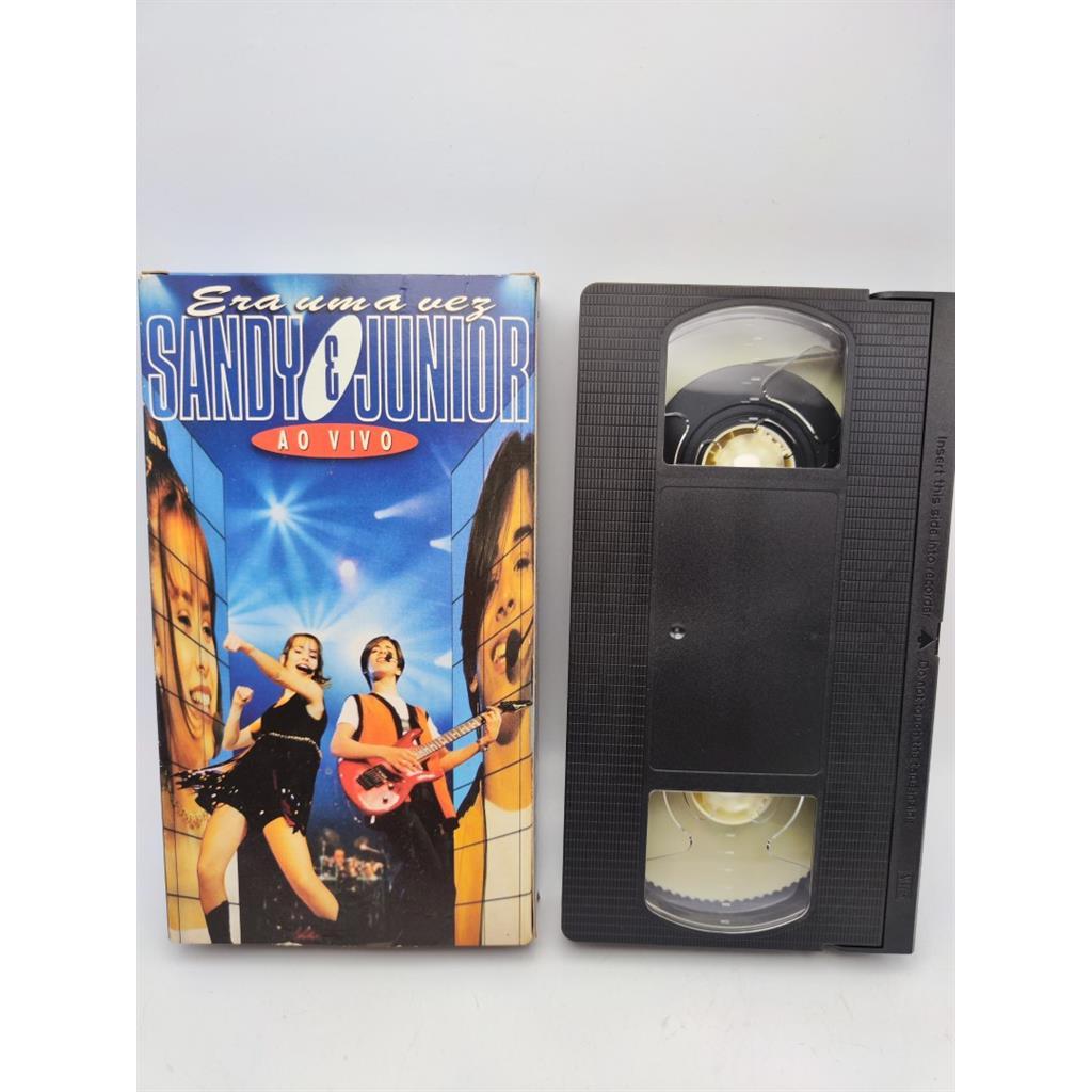 Fita VHS Sandy e Júnior Era Uma Vez