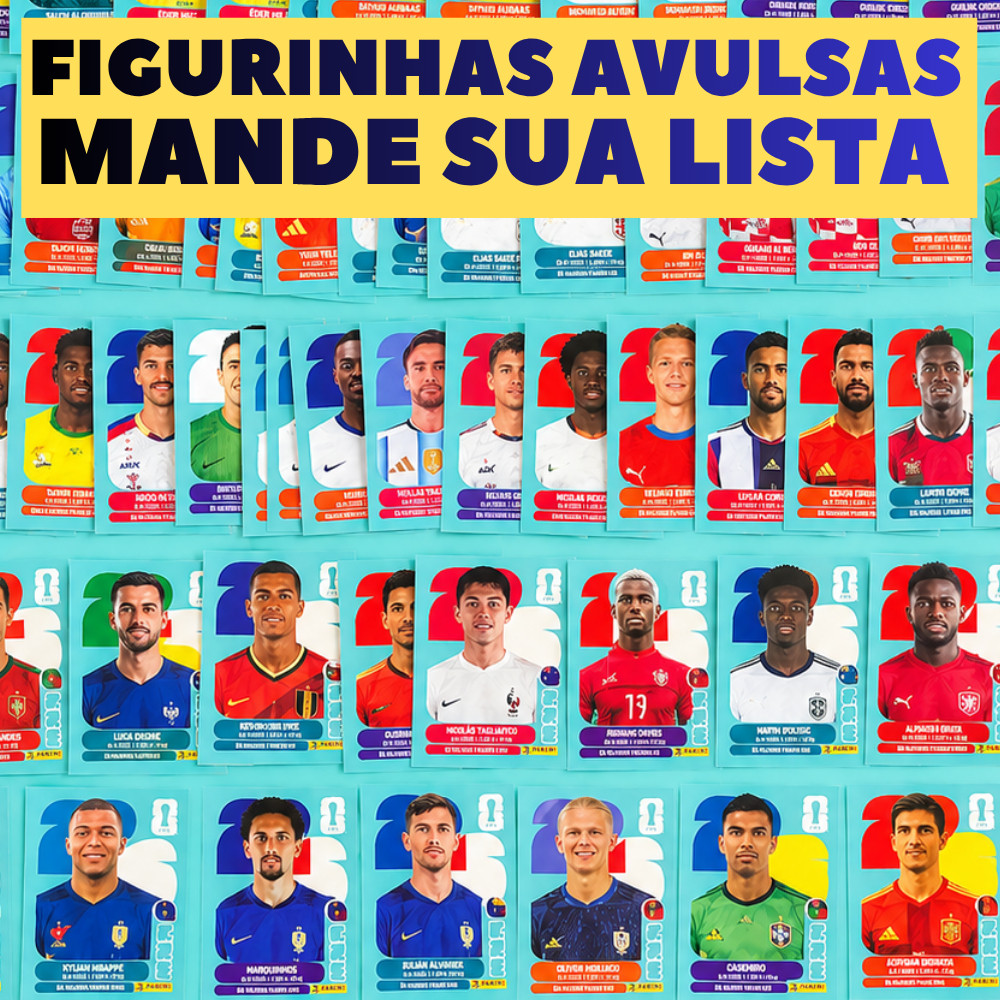 Figurinhas Avulsas Copa do Mundo 2026 NÃO COMPRE ANTES DE CONSULTAR NO CHAT - PREÇOS NA DESCRIÇÃO