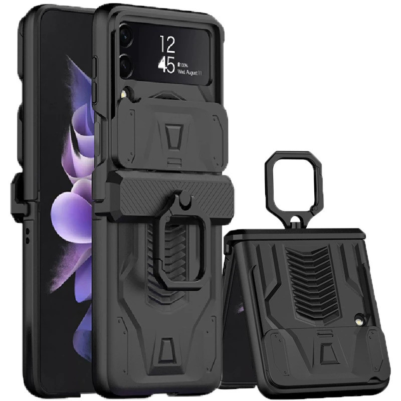 Dobradiça Magnética All-Match Caso Para Samsung Galaxy Z Flip 4 Volta Slide Câmera Proteção Capa Dura Flip3