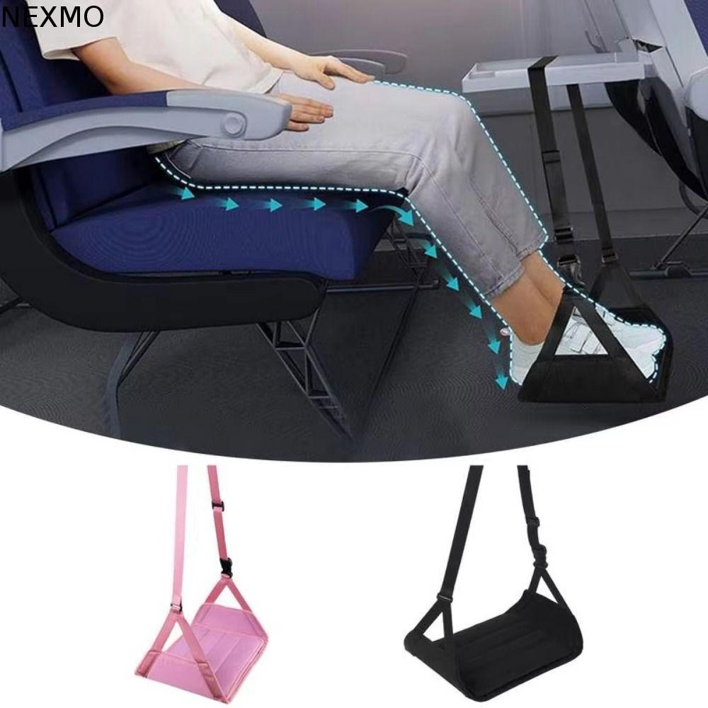 Descanso De Perna Para Avião NEXMO , Placas De Suporte , Alça Ajustável , Rede Pés De , Apoio Os Mesa Portátil Respiráve