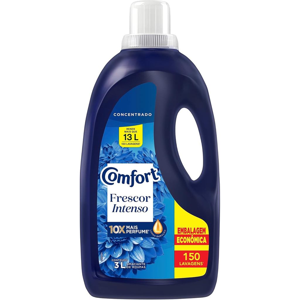 Comfort Amaciante Concentrado Frescor Intenso 3L em Oferta na Shopee