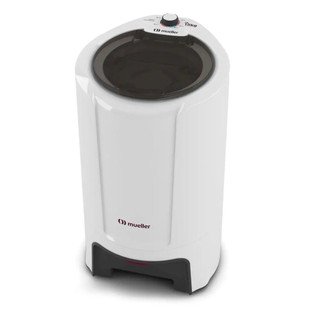 MINI CENTRIFUGA DE ROUPAS MUELLER FIT 15KG DUPLA TAMPA 127V BRANCA
