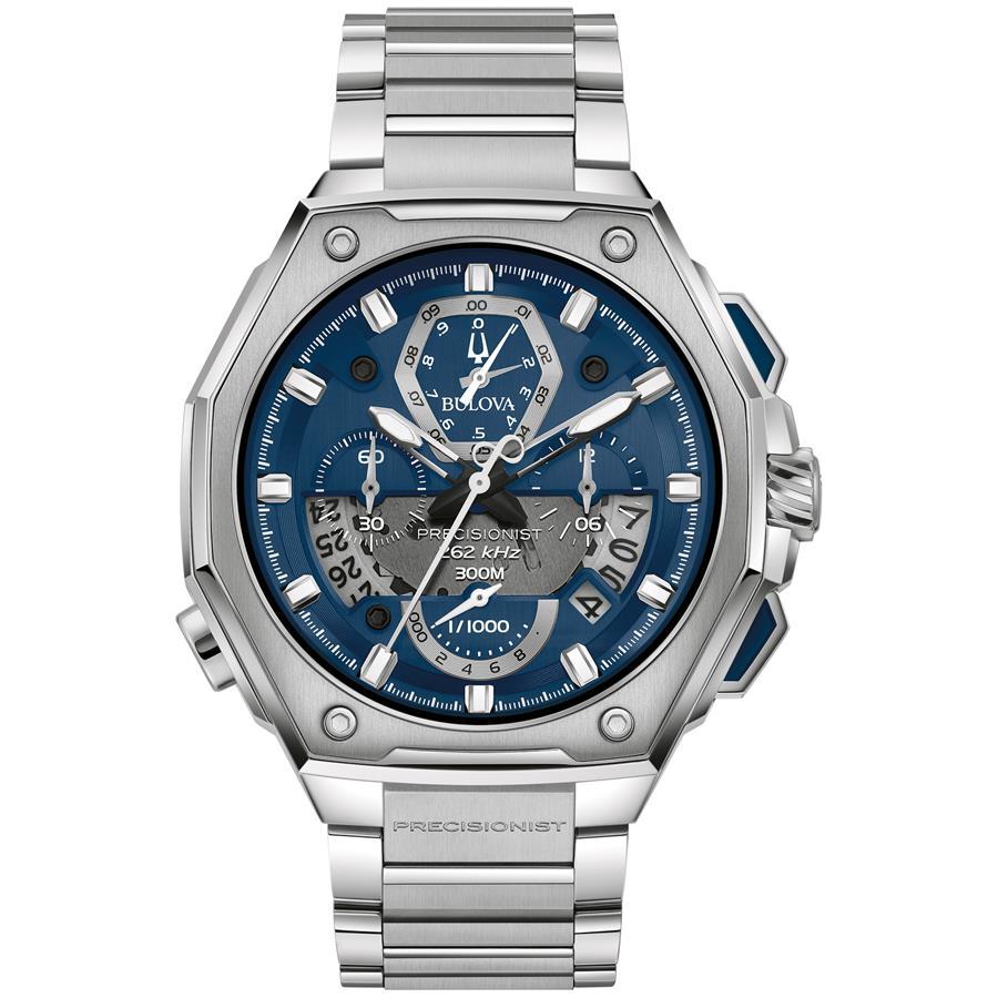 Relógio Masculino Bulova 96B349 Da Coleção Precisionist X Chronograph