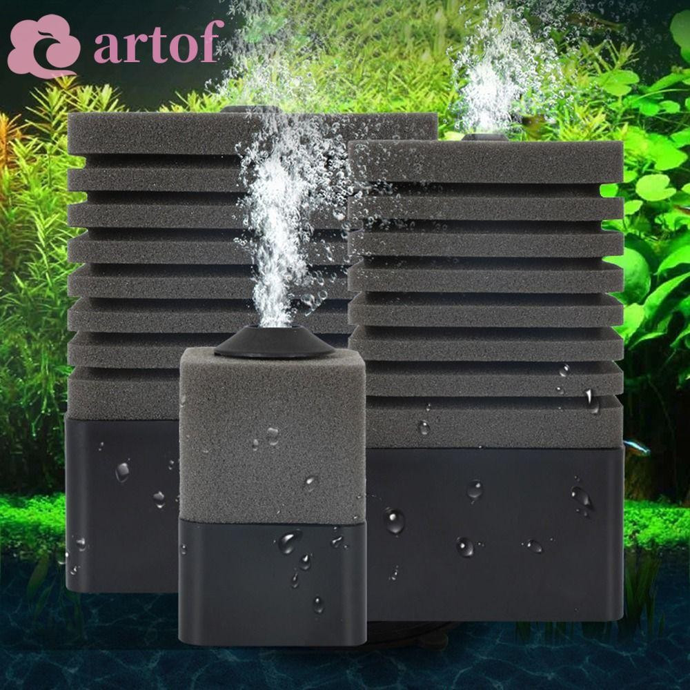 Filtro De Esponja Bio ARTOF , Bomba De Ar Preta 3 Em 1 Para Lago De Camarão , Limpeza De Detritos , Aerador De Tanque De
