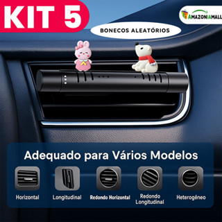 Kit 5 Carro Aromatizador Plano Ar Condicionado Perfume Aroma Purificador De em Oferta na Shopee