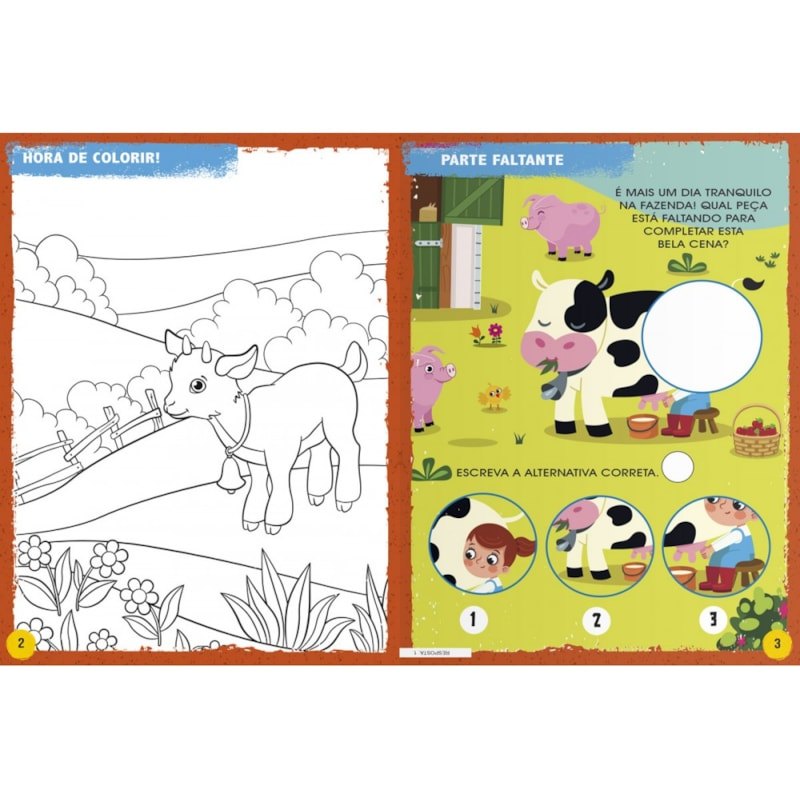 Adesivos Animais da Fazenda | Passatempos Divertidos — imagem 2 de 2
