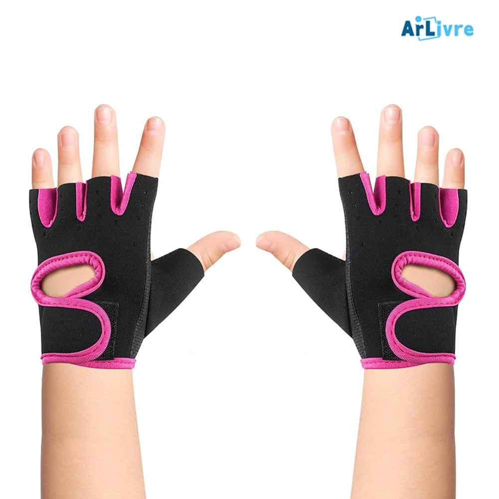 Par de Luvas para Musculação em Neoprene de Alta Qualidade - Ideal para Academia Feminina e Masculina