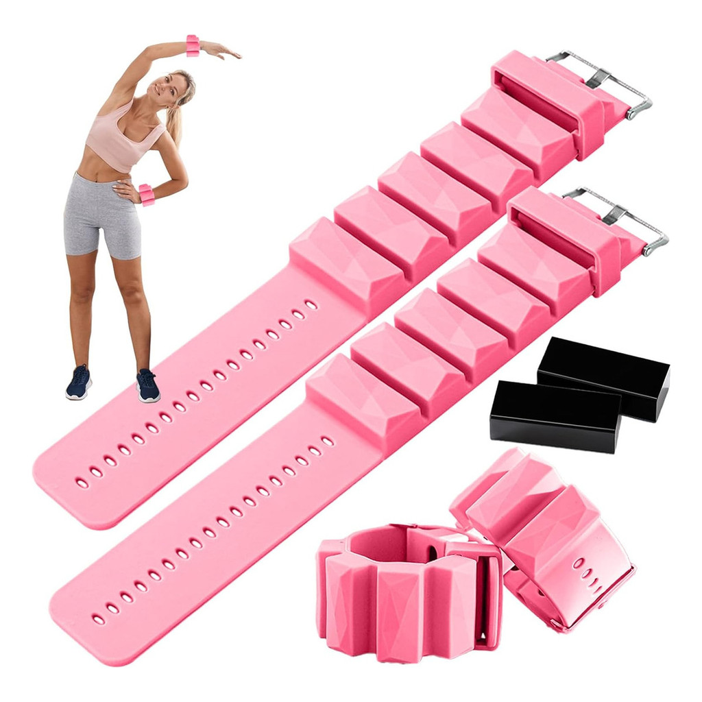 Pulseira para corrida fitness com suporte de peso / pulseira de silicone / auxílio para exercícios de ioga