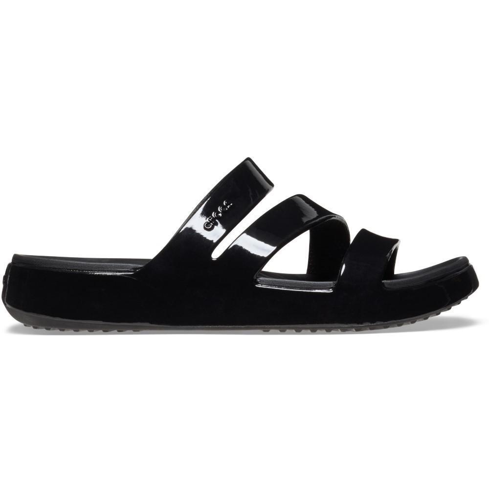 GETAWAY PATENT STRAPPY BLACK