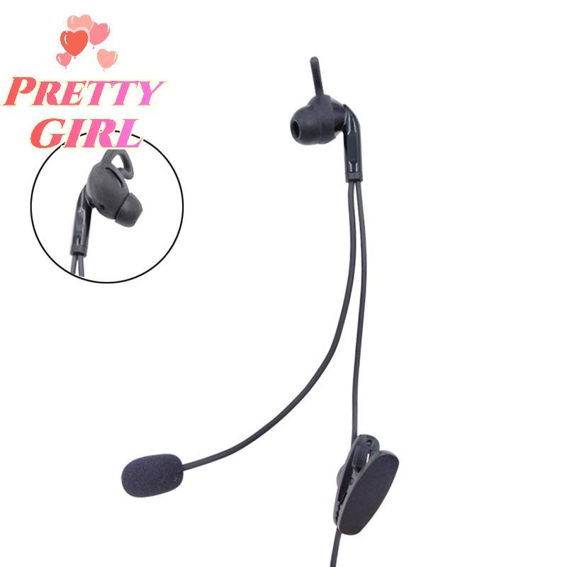 [Pretty ggirl] 1 Unidade Para V6 Pro V4C Plus Q8 F6 V7 Juiz Ear Inte Headset Tipo-C Interface USB Árbitro Fones De Ouvid