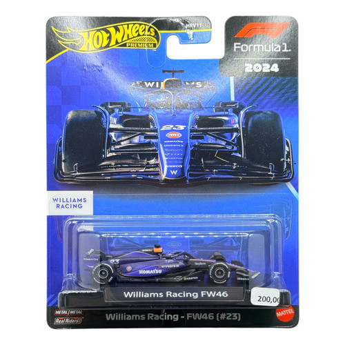 Hot Wheels Carrinho Formula 1 Williams Racing Colecionável Williams Racing