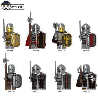 Boneca de ação montada brinquedo presente de aniversário decoração de cavaleiro Medieval em Oferta na Shopee