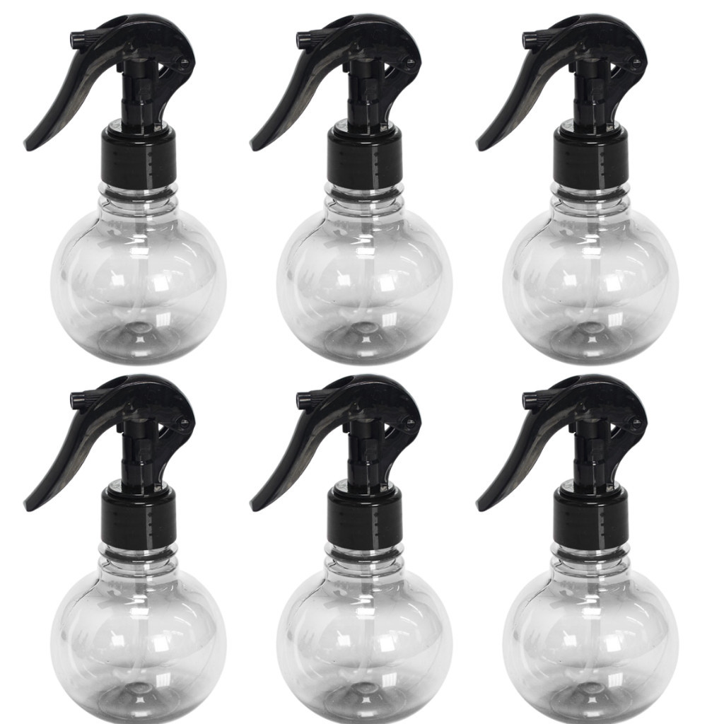 KIT 6 SPRAY BORRIFADORES PULVERIZADOR MINI BOLINHA 180ML FRASCO MULTIUSO em Oferta na Shopee