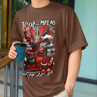 Camisa Masculina Jogadores Arrascaeta Bruno Henrique Campeão Da Libertadores Camiseta Algodão 30.1 em Oferta na Shopee