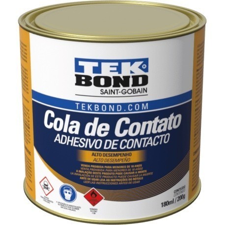 Cola De Contato Tekbond 180ml / 200g lata.