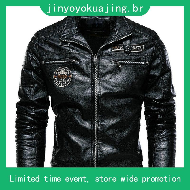 Roupas de couro masculinas, moda outono e inverno, jaquetas de couro novas, lindas roupas de locomotiva, jaquetas juven