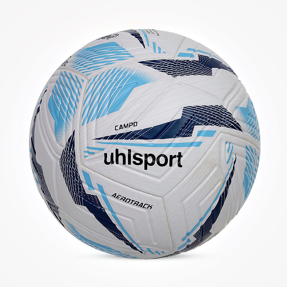 Bola de Futebol Campo uhlsport Aerotrack Branco e Azul
