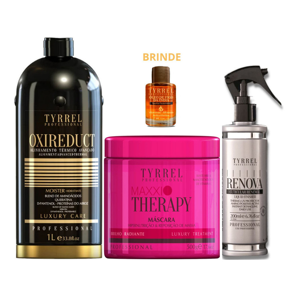 Tyrrel Kit Oxireduct Progressiva + Maxxi Therapy + Renova