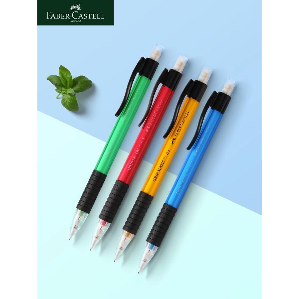 Alemanha Faber-Jia 1338 Conjunto de lápis mecânico 0.5 mm para uso em estudantes Lápis de desenho de atividades com paco