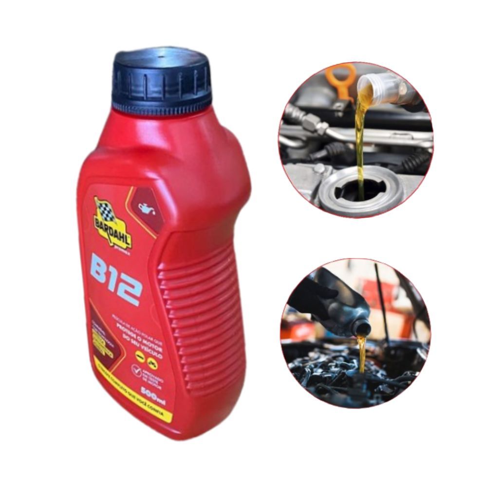 Aditivo de Motor Bardahl B12 Plus 500ml Limpeza Motor · foto 2