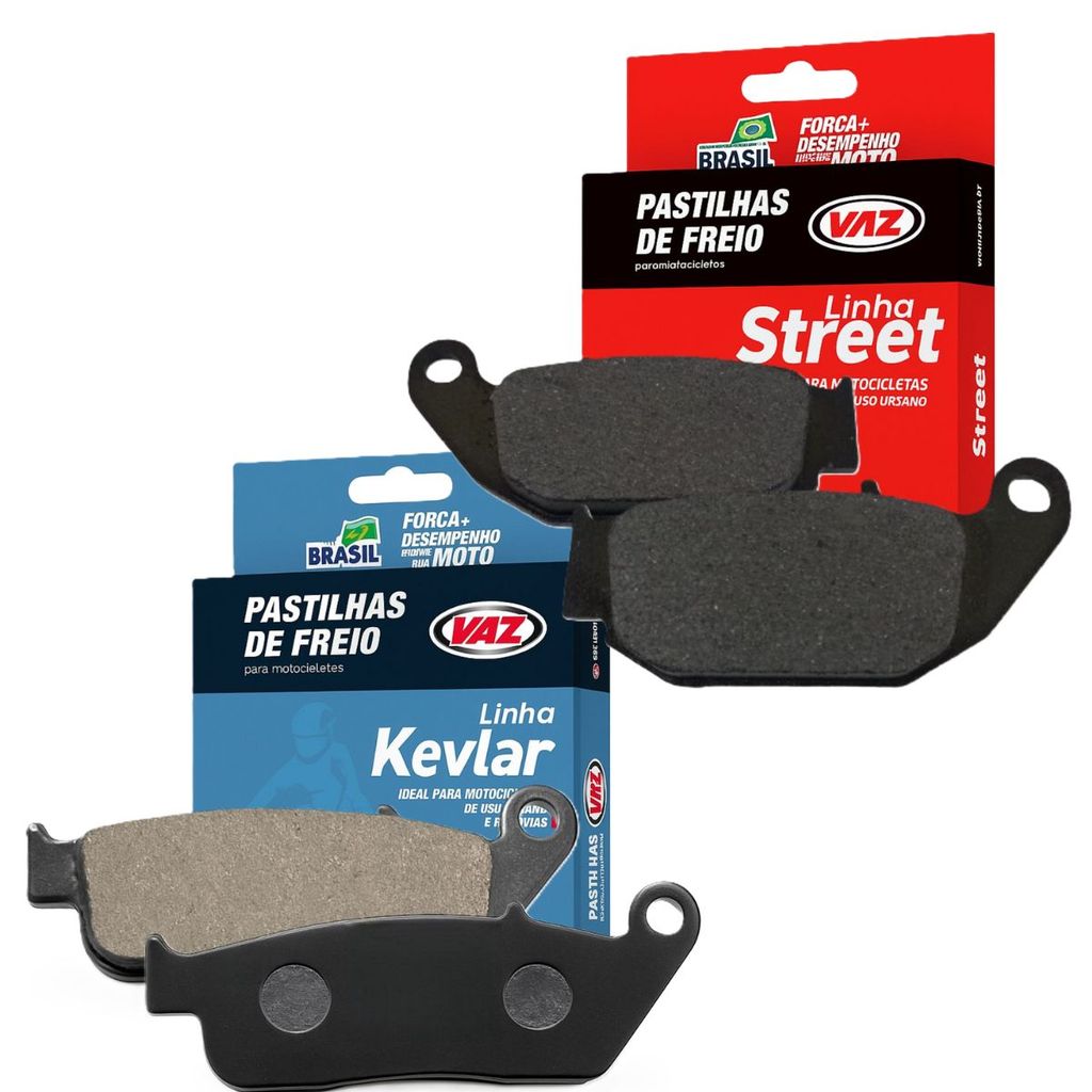 Kit Pastilhas de Freio P/ Haojue Dl 160 Vaz