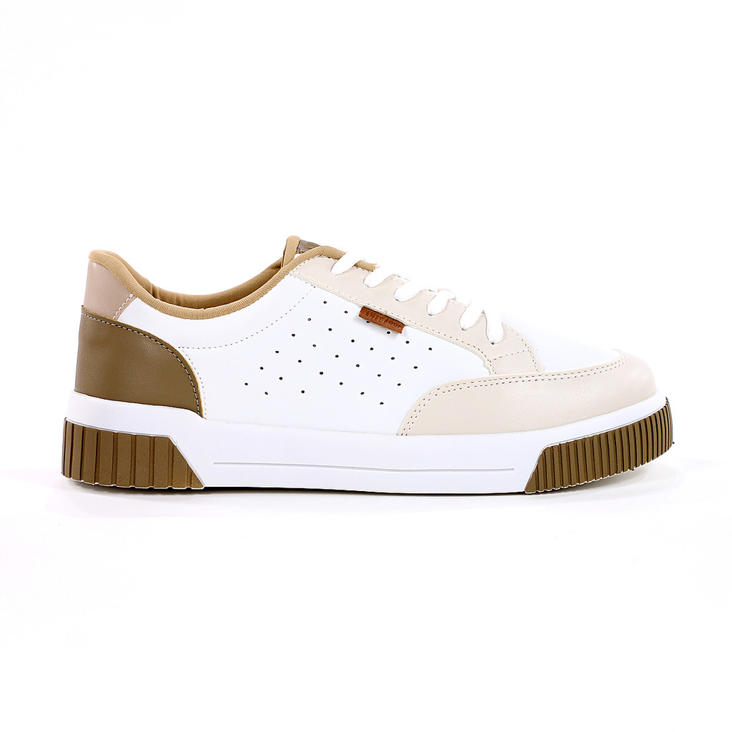 Tênis Anacapri Urban Furinhos Bege e Marrom - Feminino