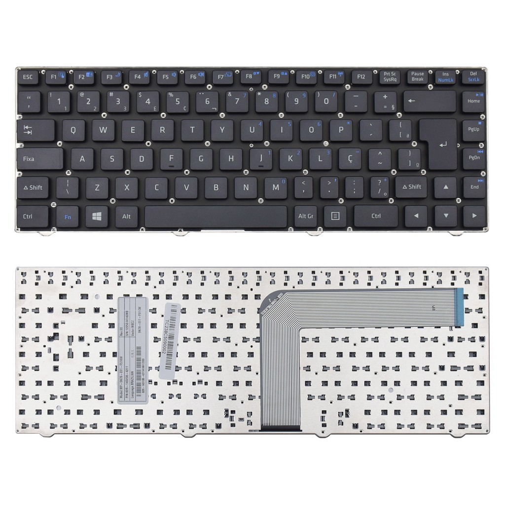 Teclado para Notebook Cce Part Number 82R-14F111-4211