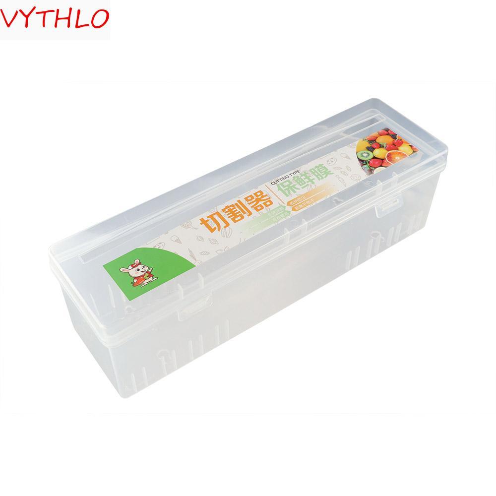 Dispensador De Plástico VYTHLO , 1 Peça , Ferramenta De Cozinha Com Cortador Deslizante , Caixa De Armazenamento Recarre