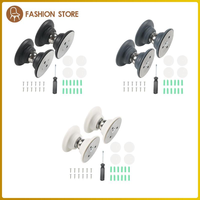[Wishshopeelq] Rolha De Porta De RV De 2 Peças Para Montagem Em Piso De Parede Suporte Resistente Viagens Motorhome Trai