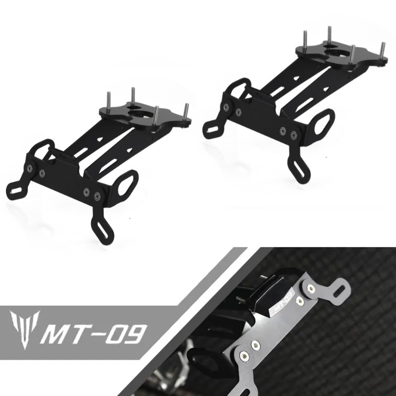 Fender 2024 Suporte De Registro Do Para-Choque Traseiro Da Motocicleta YAMAHA MT09 MT 09 SP 2022 2023 Placa De Licença Q