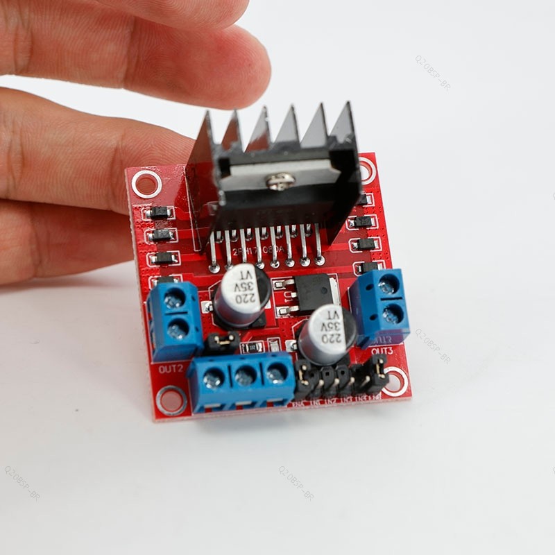 Eletrônica L298N Stepper DC Motor Driver Escudo Placa De Desenvolvimento Expansão Para DIY Carro Robô BR20B