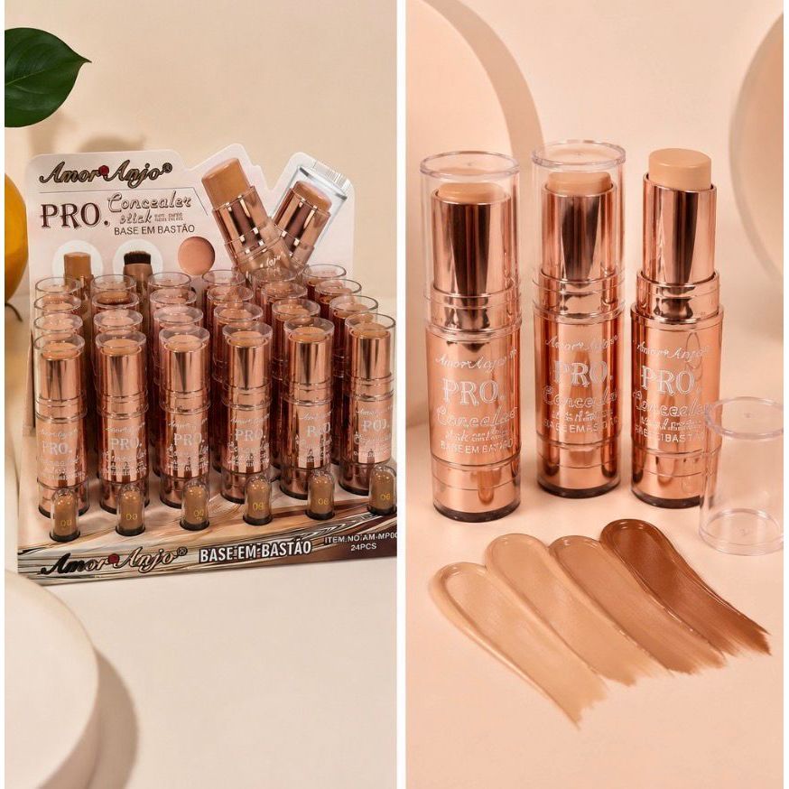 Box c/24 Uni Base Stick Pro Concealer Amor Anjo Cobertura Natural