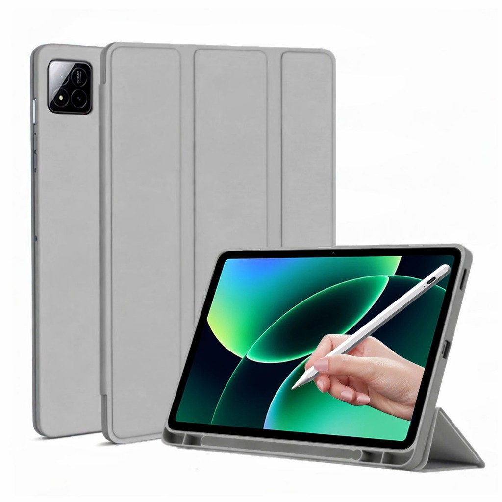 Case Smart Silicone Premium Para Novo Xiaomi Pad 8 11.2 Polegadas + Stylus