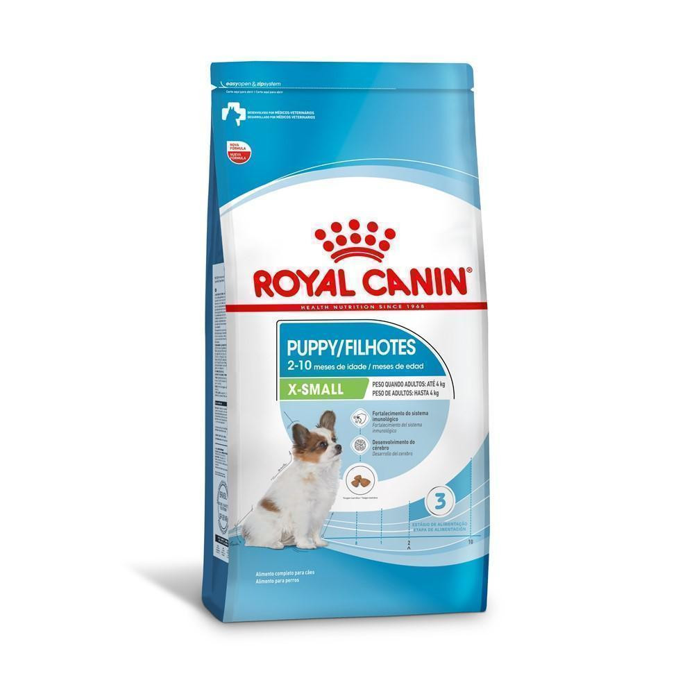 Ração Seca Royal Canin X-Small para Cães Filhotes de Porte Mini 2,5Kg