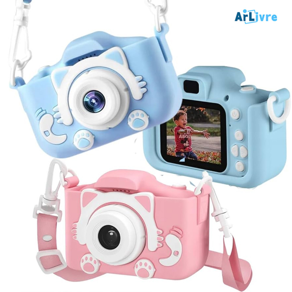 Câmera Digital infantil Câmera infantil Câmera fotográfica infantil Fotógrafo e filmagem de filmes Real Pho