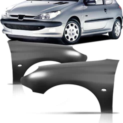 Paralama Dianteiro Peugeot 206 99 2000 2001 2002 2003 2004 2005 2006 2007 2008 2009 2010 2011