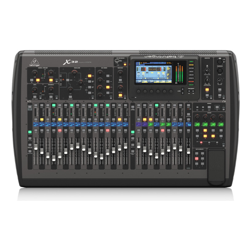 Mesa De Som Digital X32 Behringer Profissional 32 Canais 16