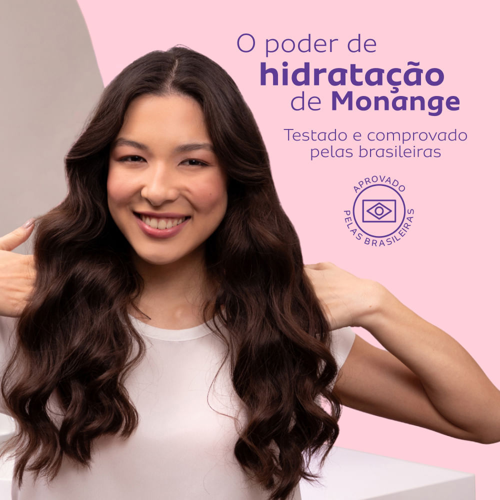 Detalhes do Shampoo Monange Hidratação Intensiva 325ml