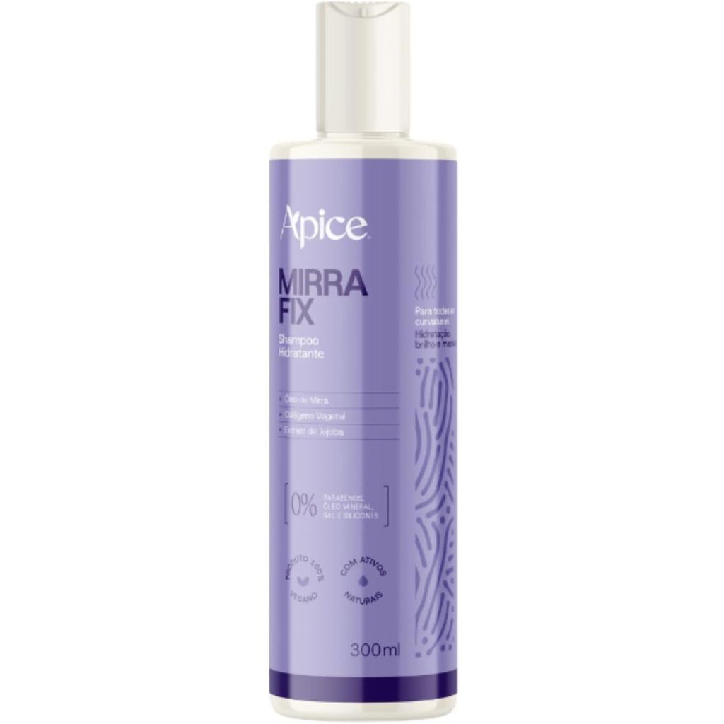 Apice Shampoo Mirrafix Óleo de Jojoba Colágeno Vegetal 300ml
