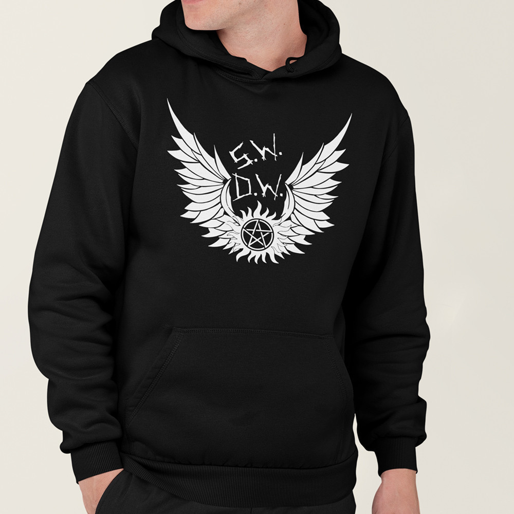 Blusa de Frio Supernatural Irmãos Whinchester Dean E Sam Moletom Blusa Série Sobrenatural JsCod