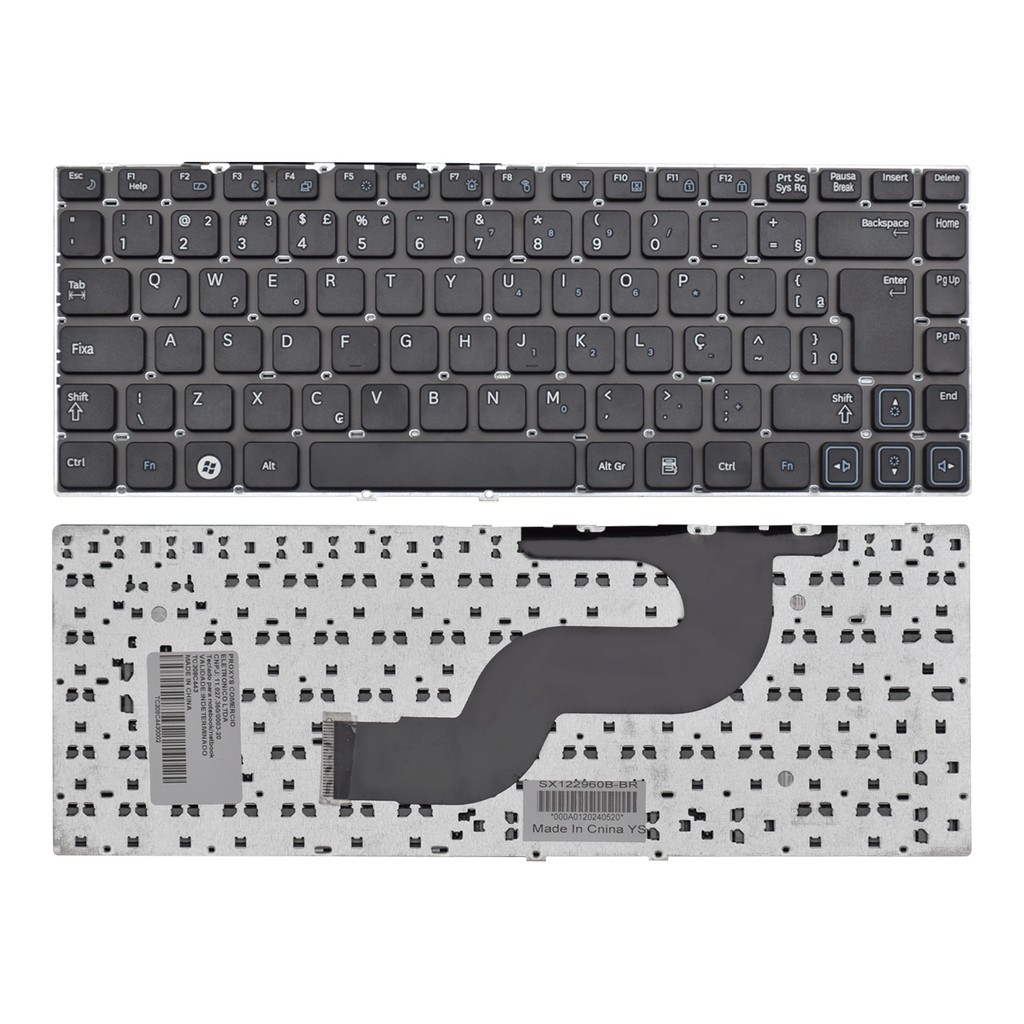 Teclado para Notebook Samsung NP-RV411-AD1BR AD2BR AD3BR