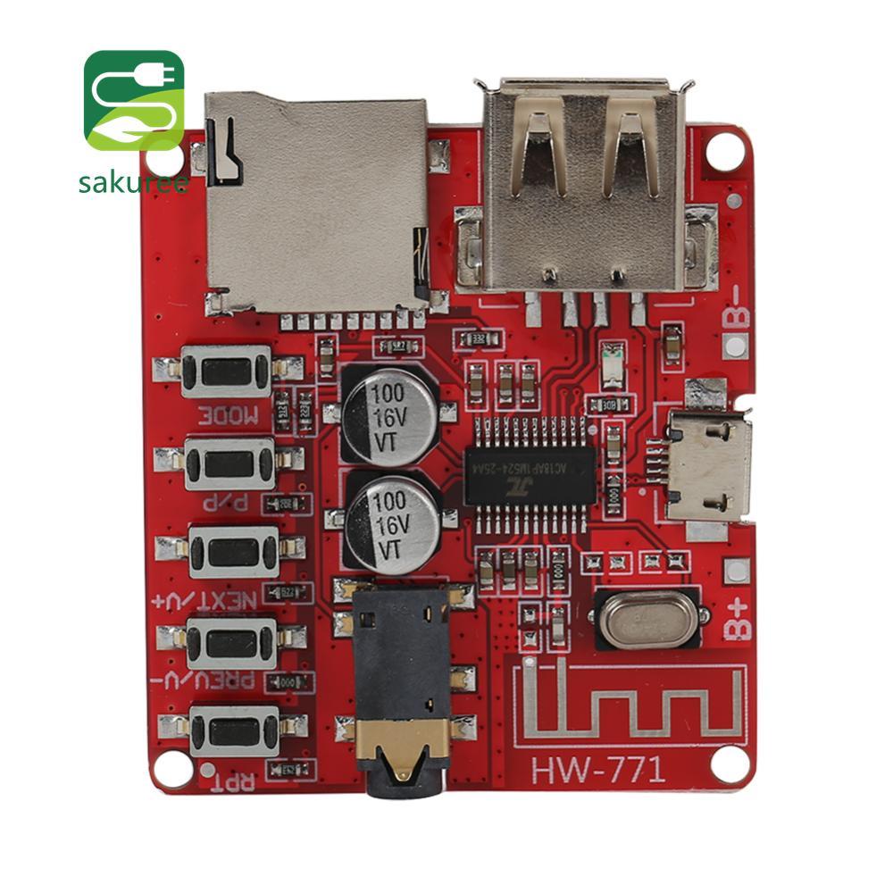 Módulo De Placa Receptora De Áudio Bluetooth Sem Perdas Decodificadora MP3 Fio Com Indicador Saída Estéreo De 3.5mm