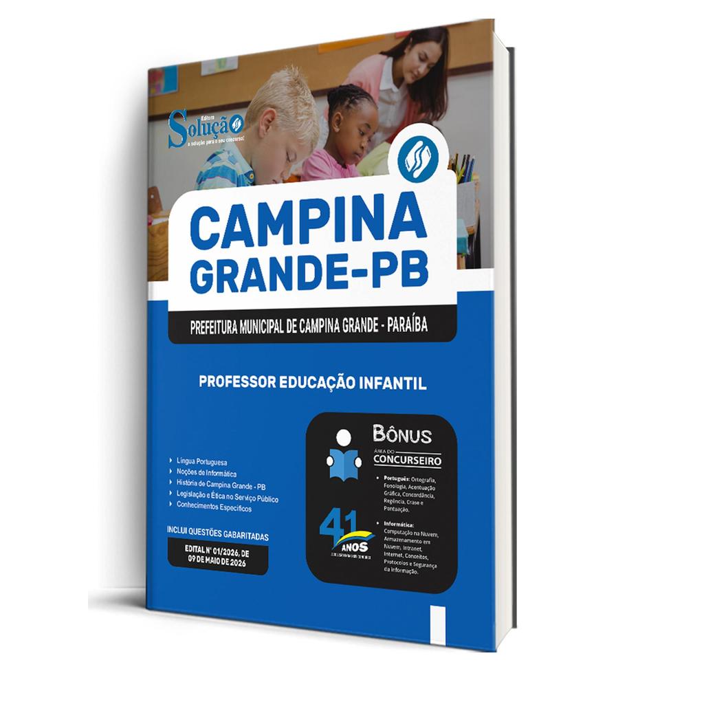Apostila Prefeitura de Campina Grande - PB  - Professor Educação Infantil