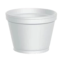 20 Uni Cumbuca De Isopor 237ml Pote Térmico Descartável
