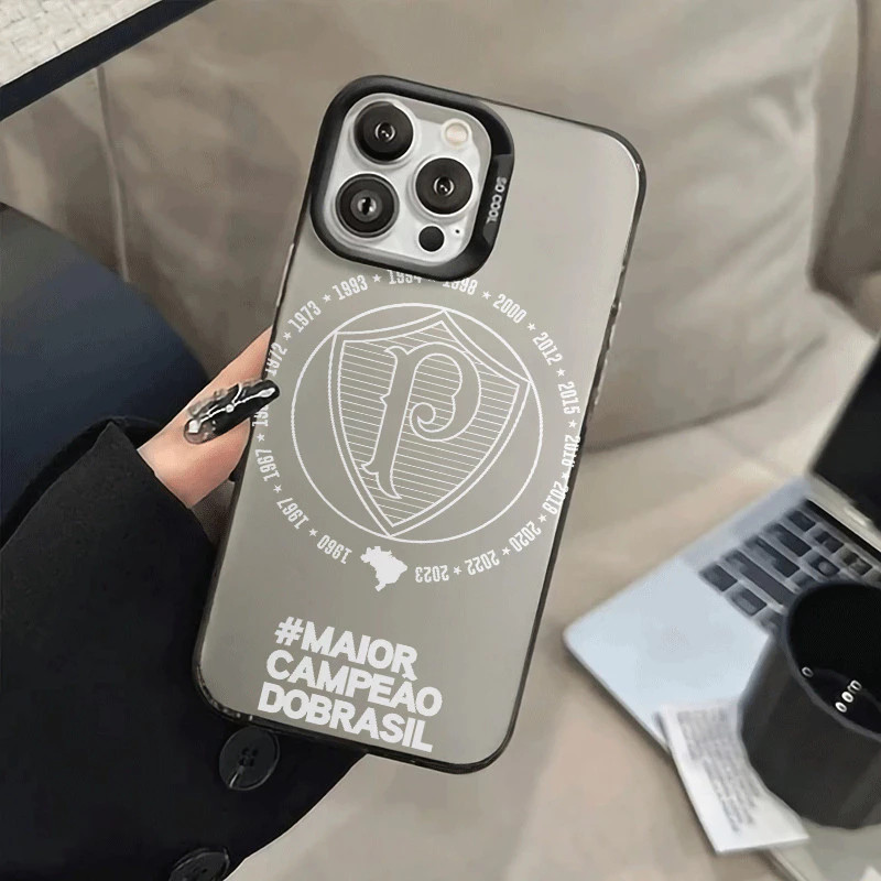 Capa de celular do Palmeiras, à prova de quedas, compatível com Samsung A06 A07 A10 A16 A21 A30 A34 A25 A13 BXCY043